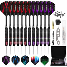 Dartpfeile Set Steeldarts 24g 22g Lila Blau Aluminium Schaft