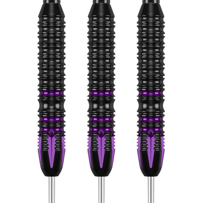 Dartpfeile Set Steeldarts 24g 22g Lila Blau Aluminium Schaft