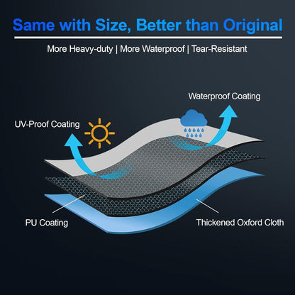 Grillabdeckung 47cm – Wasserdicht & UV-Beständig