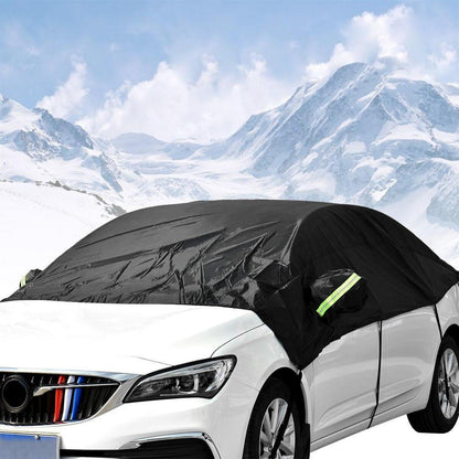 Autoabdeckung Halbgarage mit Frostschutz & Leuchtstreifen