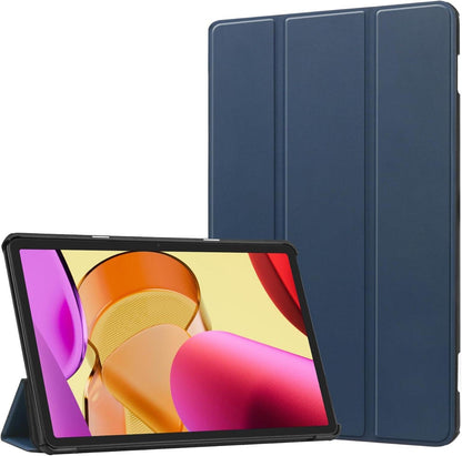 Fire HD 10 & HD 10 Plus 13. Gen. 2023 Slim Leder Schutzhülle Blau