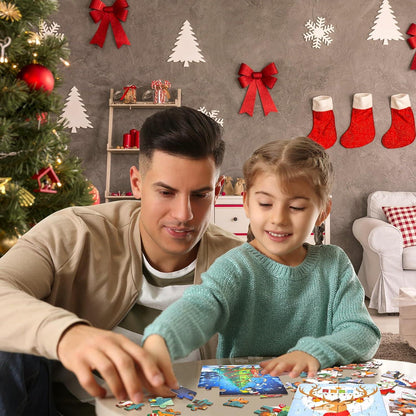 Adventskalender 2024 Weihnachts Puzzles 24 Tage Countdown