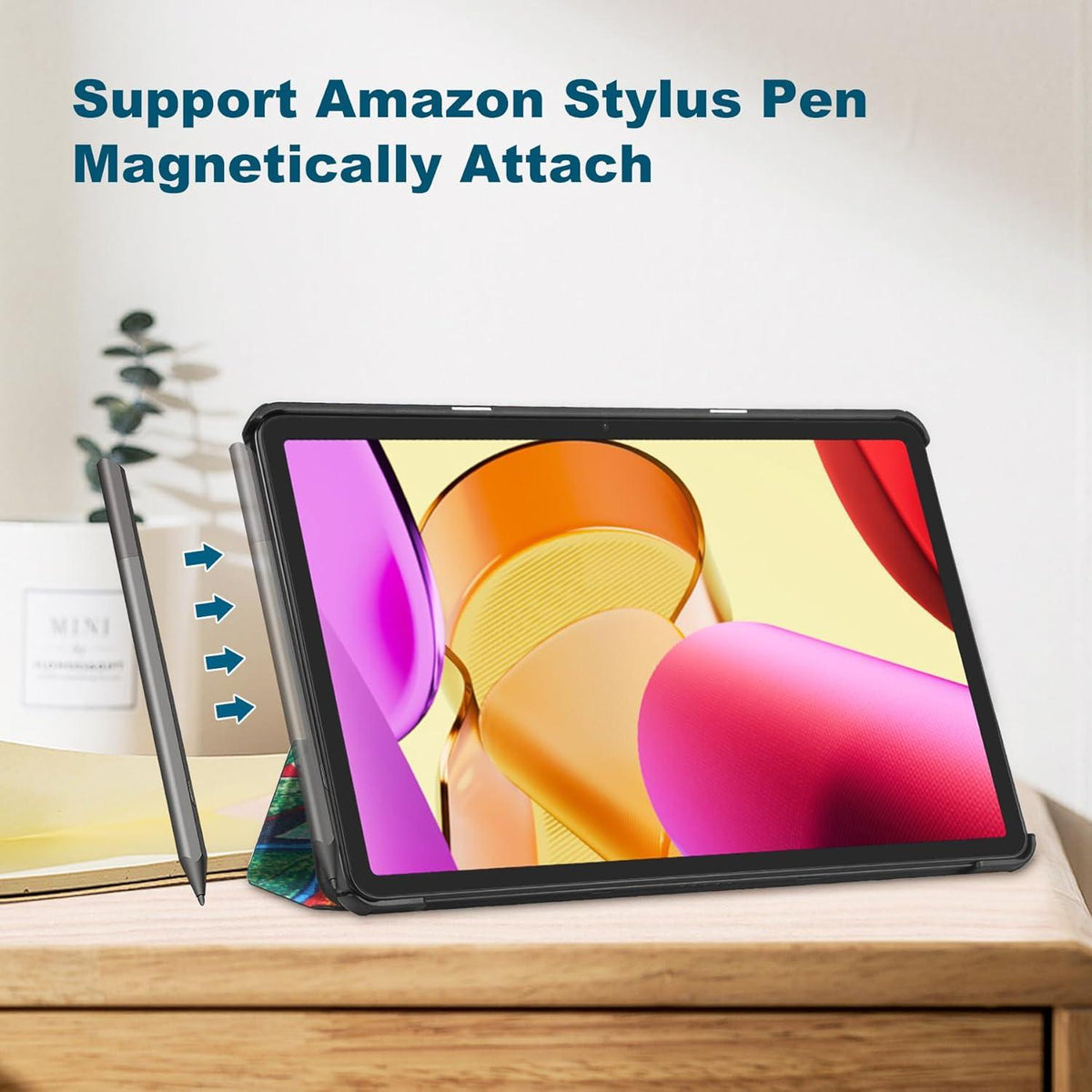 Hülle für Fire HD 10 2023 & HD 10 Plus - Slim Leder Schutzhülle