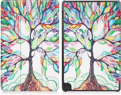 Lederhülle Fire HD 10 10 Plus 2023 Slim Tri-Fold Stand