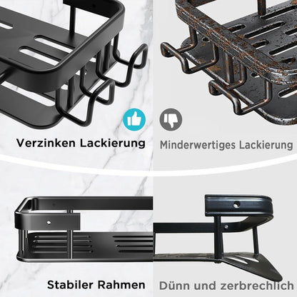Küchen Spülbecken Organizer mit Handtuchhalter und Doppelhaken
