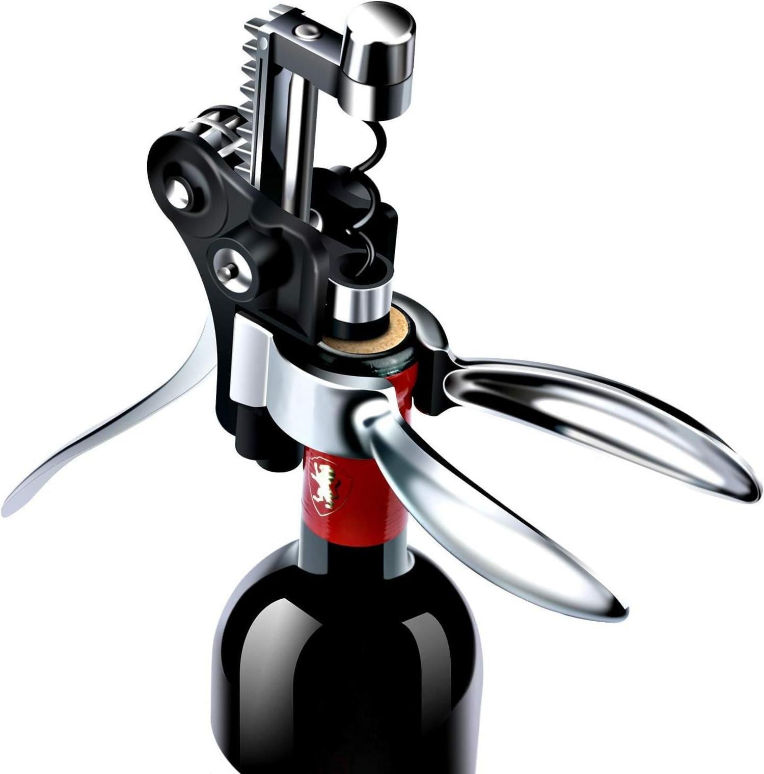 Korkenzieher Wein Geschenkset Premium Kapselschneider Vakuumverschluss