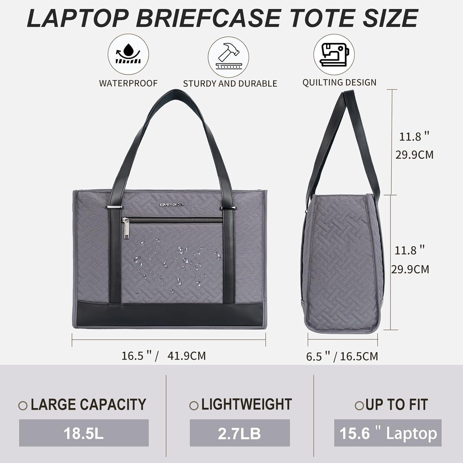 Laptop Handtasche Damen Laptoptasche 15,6 Zoll Aktentasche