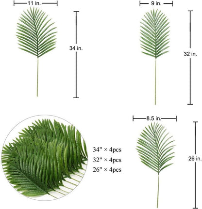 Künstliche Palmwedel Kunstpflanze Palme Textilpalmwedel