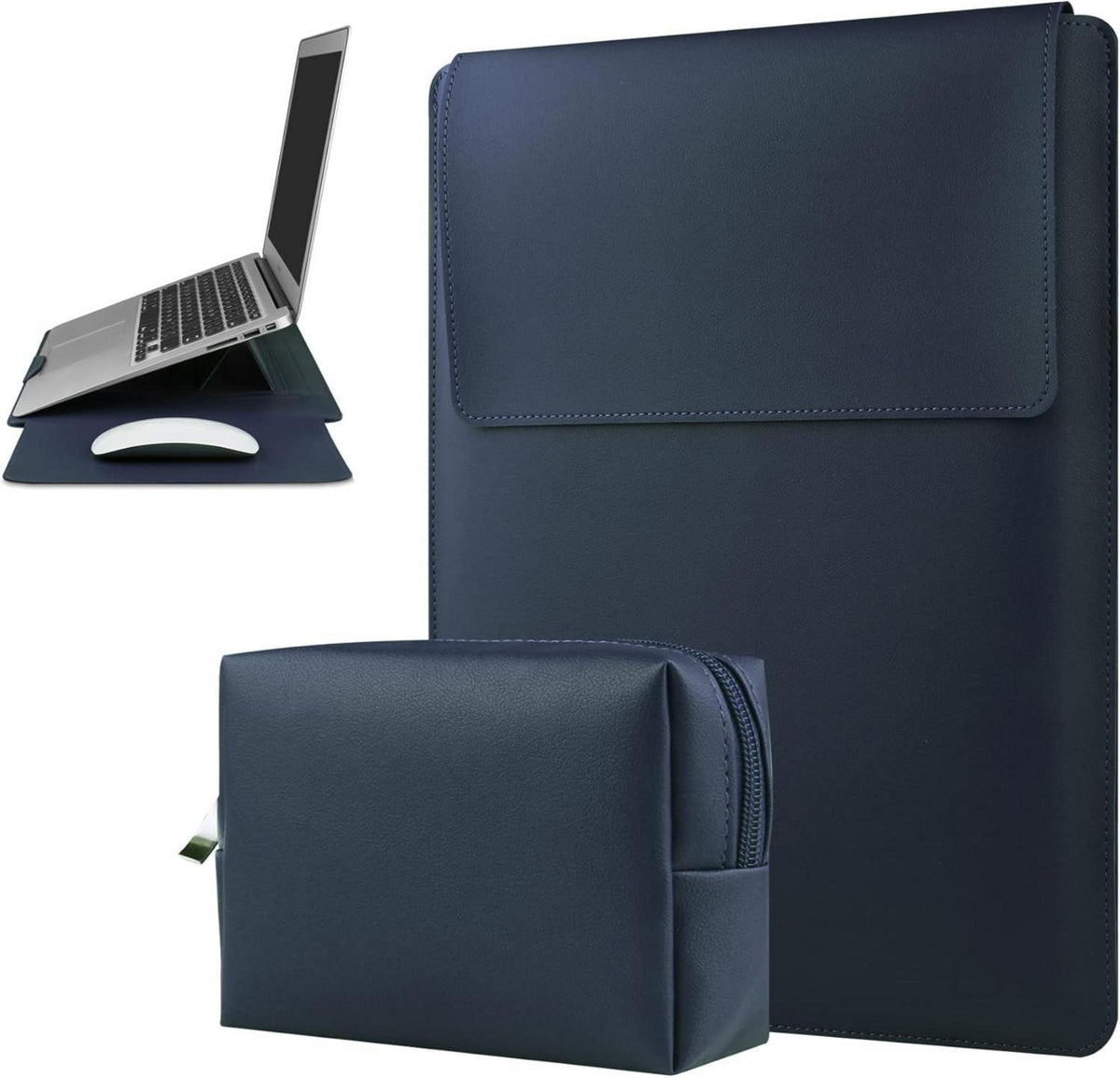 Laptop Hülle für 15.3 Zoll MacBook Air M2 A2941 2023 mit Ständer in