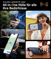 TORRAS Ostand iPhone 15 Plus Hülle MagSafe Stoßfest
