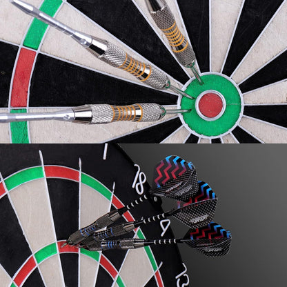 Turnart Dartpfeile Metallspitze 24g 9 Stück Steel Set mit