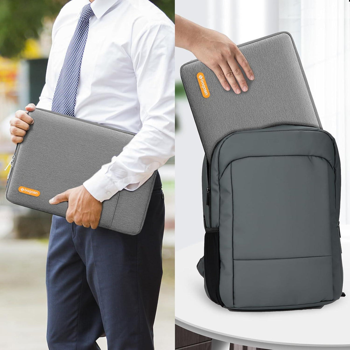 Laptop Hülle Tasche 13 14 Zoll MacBook Air Pro Schutzhülle Grau