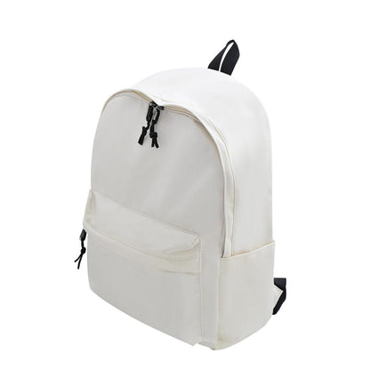 Canvas Rucksack Damen Herren 15.6 Zoll Laptop – Einfarbiger Tagesrucksack