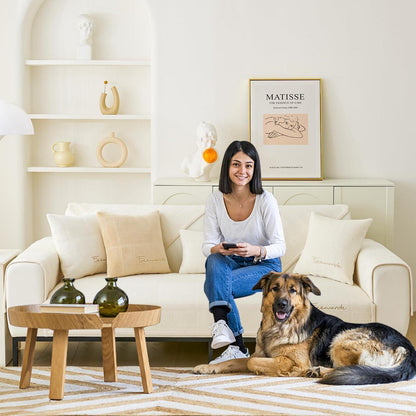 Rutschfester Sofabezug – Samt-Überwurf für Sofa, Ecksofa, Hunde & Katzen