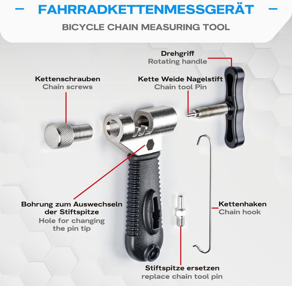 Fahrrad Kettennieter Werkzeug Set 6-12 Gang Reparatur Kit