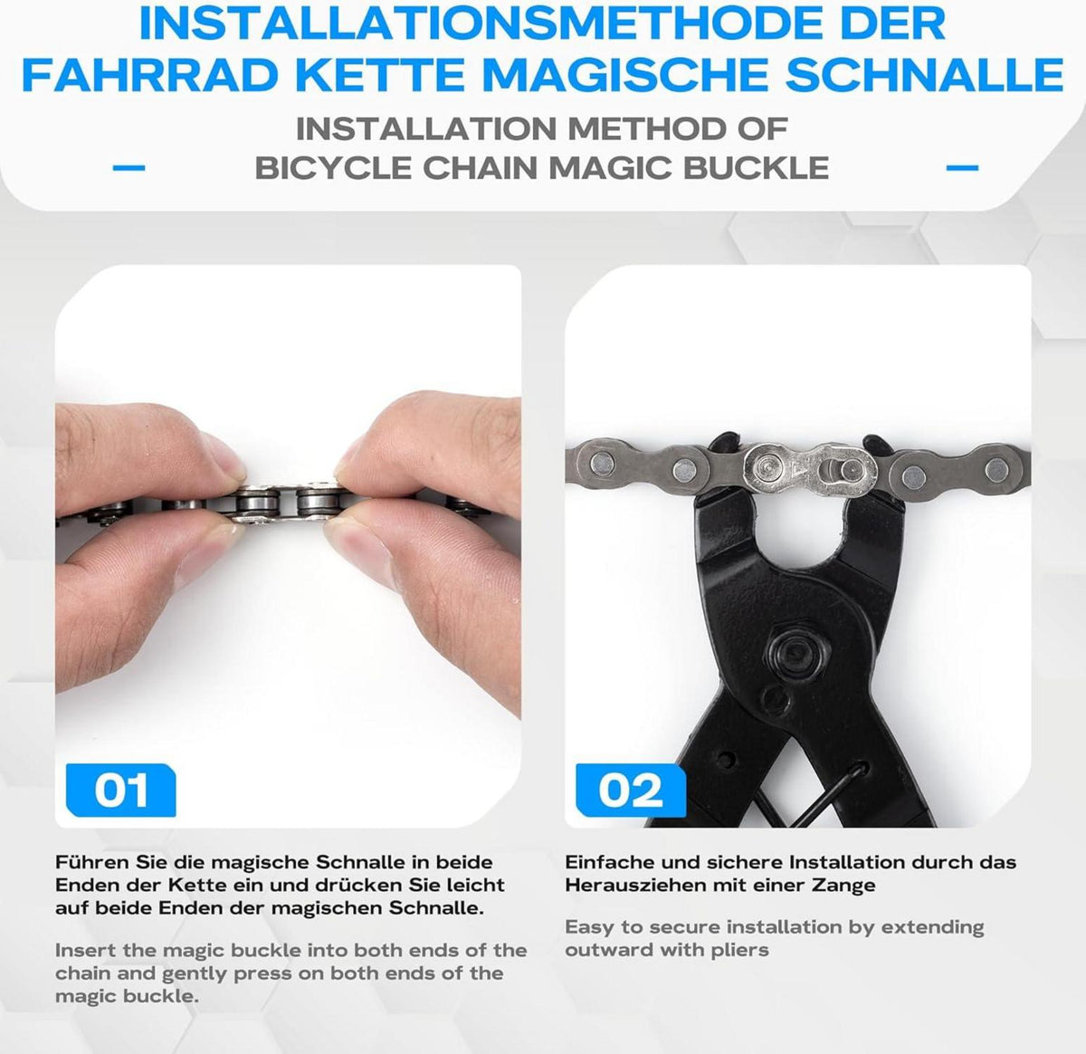 Fahrrad Kettennieter Reparatur Set 6-12 Gang Universal Werkzeug