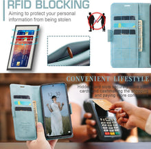 Xiaomi Redmi Note 12 4G Handyhülle Leder RFID Tasche Magnet