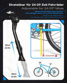 Fahrradständer 24–29 Zoll Höhenverstellbarer Mittelständer