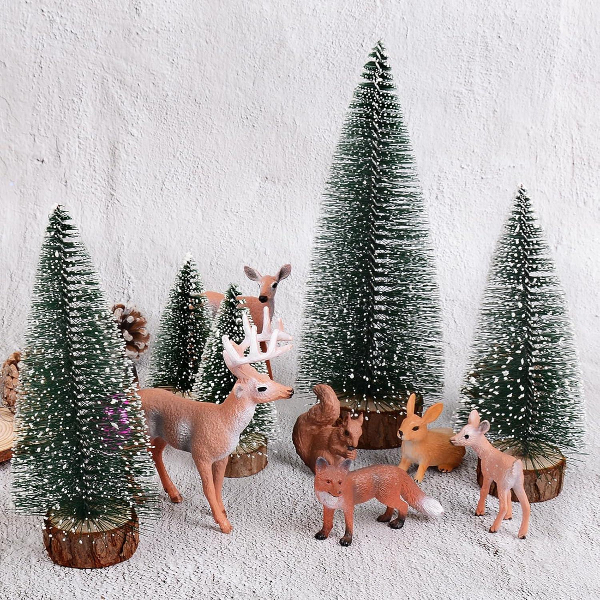 14-teilige Weihnachtsminiaturfiguren Weihnachtsbaum Ornament Basteln