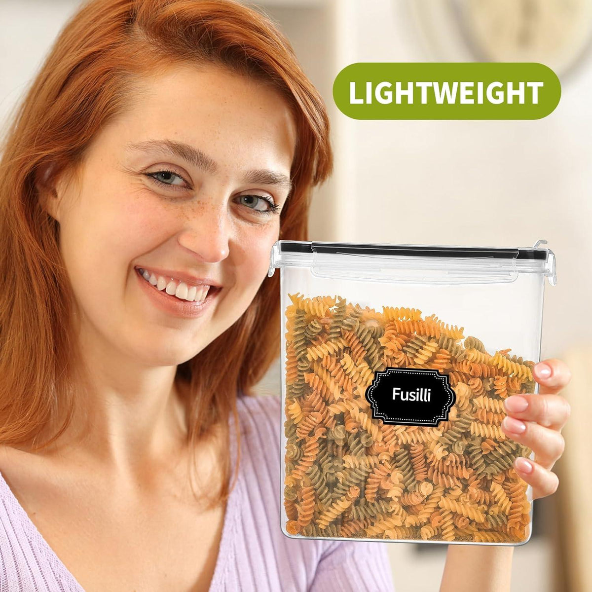 4L Vorratsdosen Set 4er Müsli Schüttdose Frischhaltedosen BPA frei