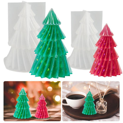 Silikonform Weihnachten: Kerzen & Bastelformen Baum, Tannenbaum