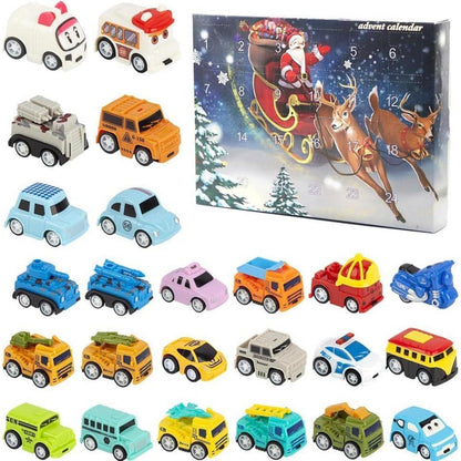 OBEST Adventskalender 2024 Auto Countdown Spielzeug für
