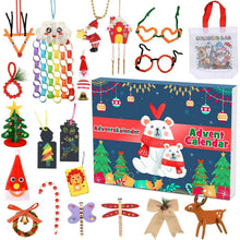 Basteln Adventskalender 2024 Kinder Mädchen 24 kreative