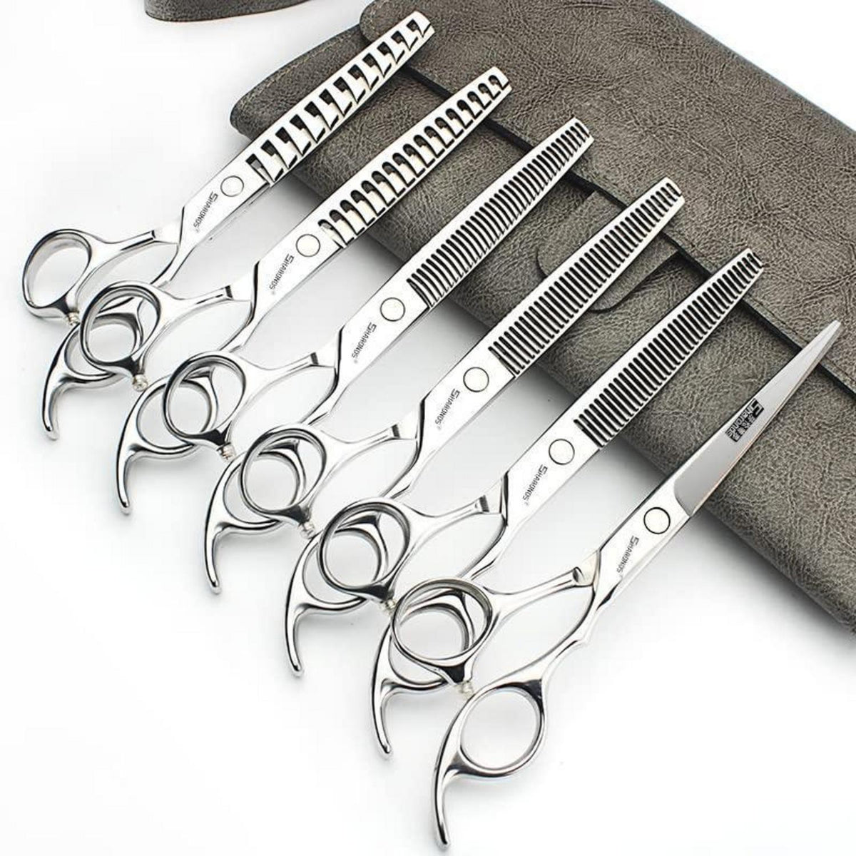 Professionelle Haarschneidemaschine Set mit Friseurschere (6,5-7,5 Zoll)