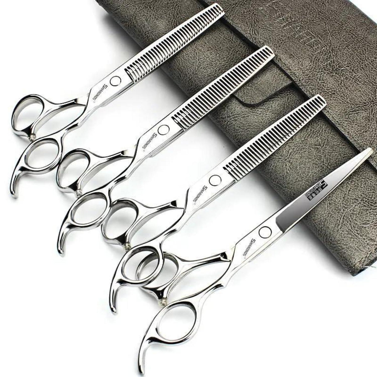 Professionelle Haarschneidemaschine Set mit Friseurschere (6,5-7,5 Zoll)