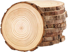 10 Stück Naturholz Baumscheiben 13-14cm Basteln Deko DIY