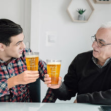 Bierglas Opa Weihnachten Geburtstag Glück Gravur 15oz