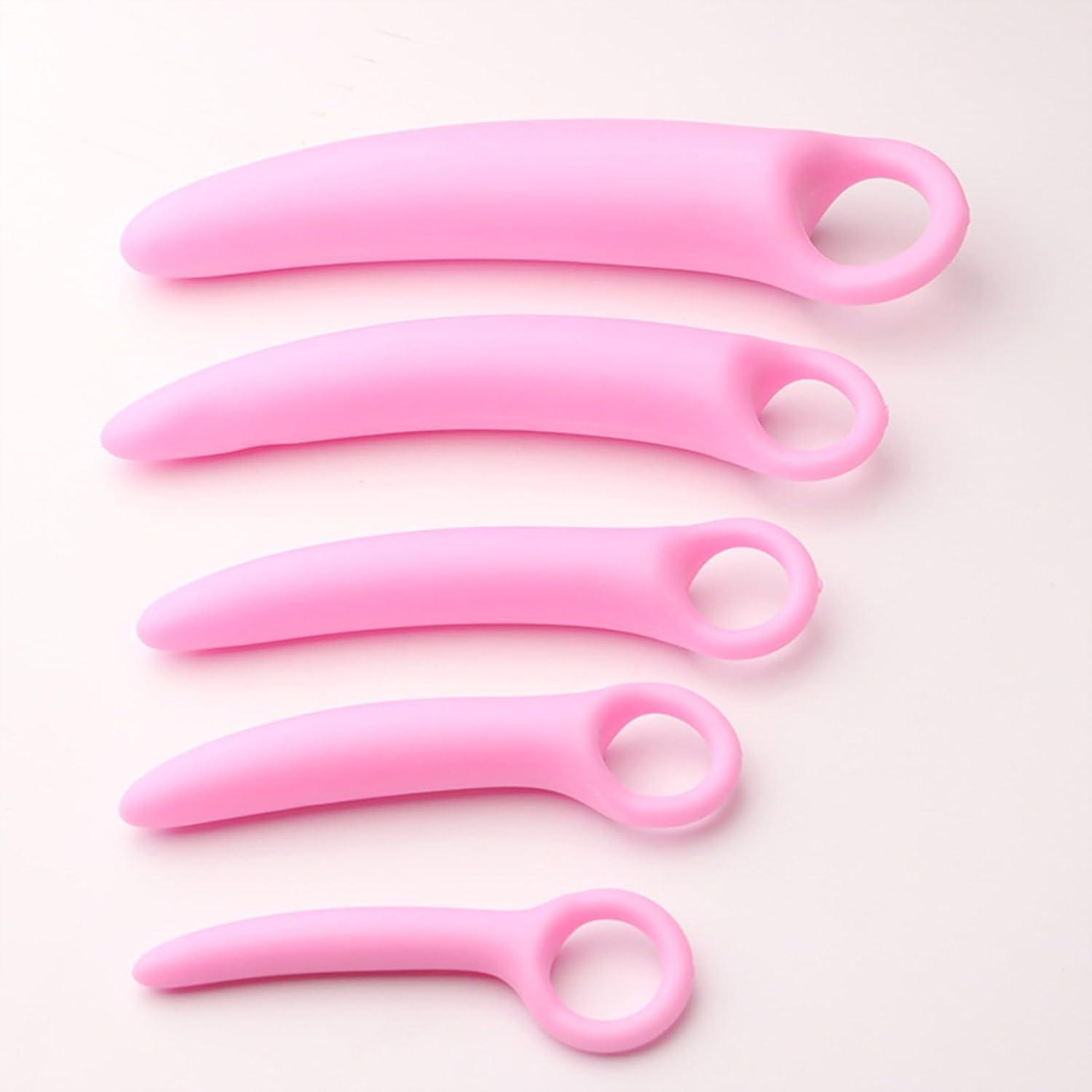 Dilatoren Set Frauen mit 5 Vaginale Trainer Silikon BDSMAGE
