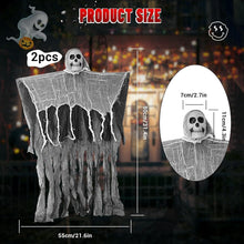 Halloween Skelett Deko 2Stück 80cm Geister Gruselige Outdoor