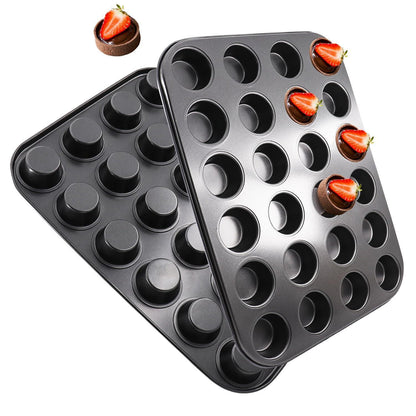 Muffin-Backform Set | 2 Antihaft-Formen (24 Tassen)