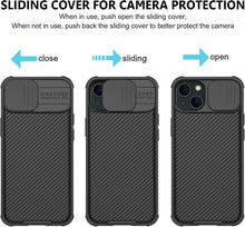 AROYI iPhone 15 Hülle Schwarz Slide Camera Kameraschutz