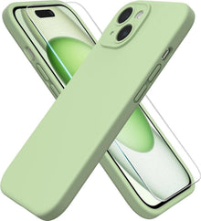 Hülle für iPhone 15 - Liquid Silicone mit Kameraschutz