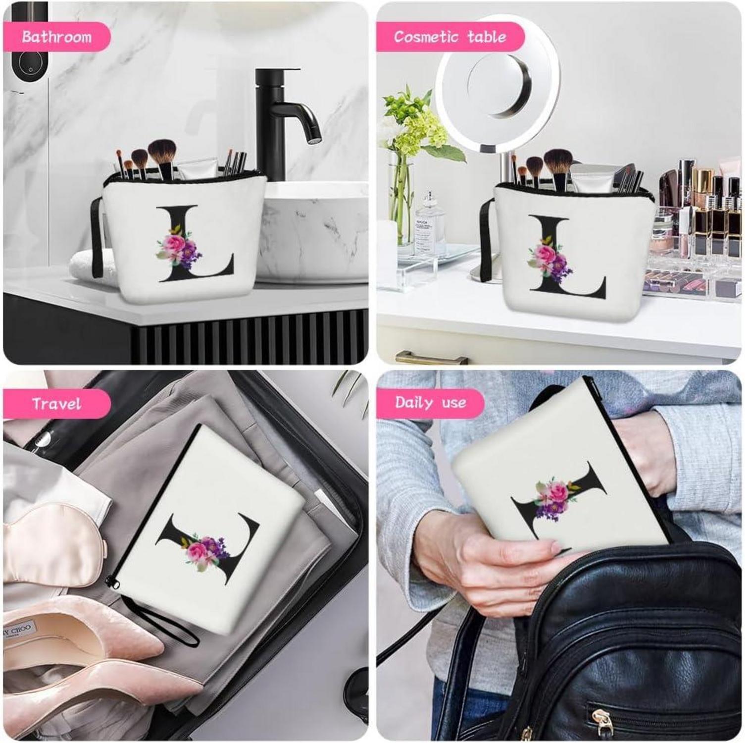Kosmetiktasche Damen Leinwand Groß Kapazität Make-up-Tasche