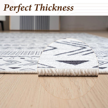 Modernes Teppich in Schwarz 160x230 Geometrisches Design