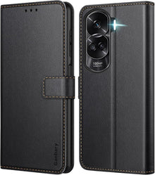 Handyhülle für Honor 90 Lite - Leder Klapphülle mit Kartenschlitzen