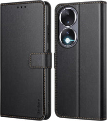 Handyhülle Honor 90: Premium Leder Klapphülle