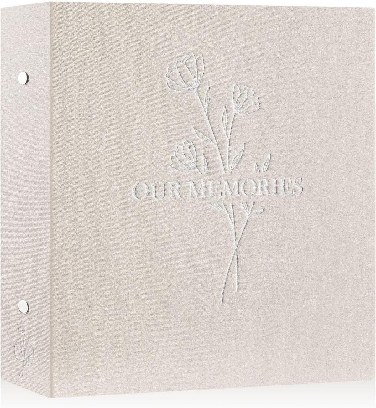 Fotoalbum 10x15 600 Leinen Einstecken Einsteckalbum Beige