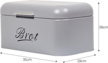 Theo&Cleo Brotkasten aus Metall, Große