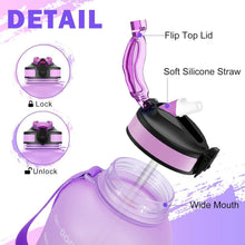 ETDW 2L Trinkflasche Sport BPA Frei Auslaufsicher mit