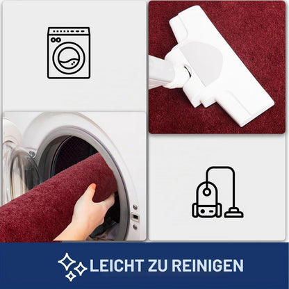 Rotter Läufer Teppich 80x178 cm – Schmutzfangmatte Innen