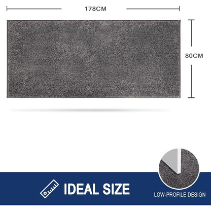 Schmutzfangmatte Lang 80x178 cm – Rutschfest & Waschbar
