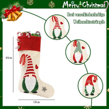 Große Weihnachtsstrumpf Set 45cm Weihnachtsstrümpfe