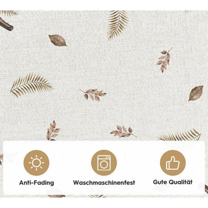Tischdecke Herbst Muster Blau 85x85 cm Quadratisch