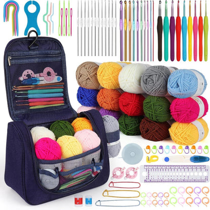 Häkelnadel Set 102-teiliges Komplettset für Anfänger