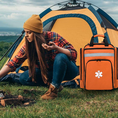 Erste-Hilfe-Rucksack Orange – Taktische Medizin Tasche für Outdoor
