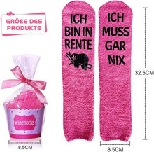 Lustige Ruhestand Geschenke für Frauen Stoppersocken Rente